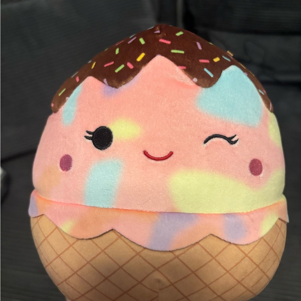 Squishmallows Tan Ice Cream Cone Plush